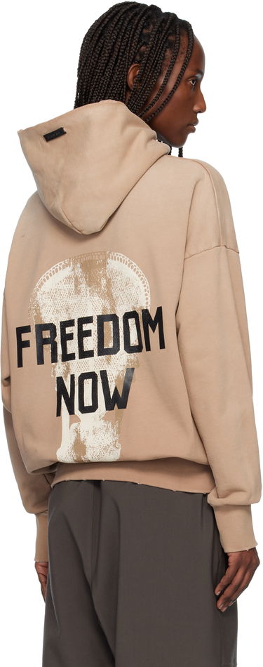 Mikina Fear of God Heavyweight Long Sleeve 'Revolution' Hoodie Béžová | FG25FW12-12112BHFUS, 2