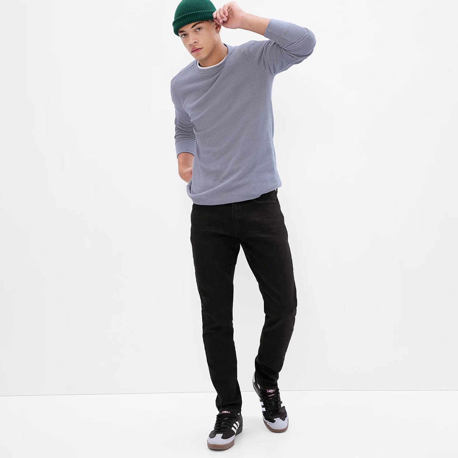 Džínsy GAP Denim Pants Slim Taper Washed Black Čierna | 527394-00, 0