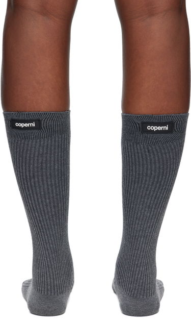 Ponožky Coperni Ribbed Knit Socks Šedá | COPSA15F5087, 1