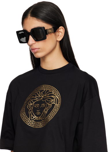 Slnečné okuliare Versace Oversized Square Sunglasses Čierna | 0VE4478U 8056262221457, 3