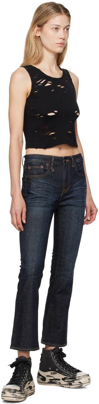 Džínsy R13 R13 Kick Fit Jeans Modrá | R13W0009-D099A, 3