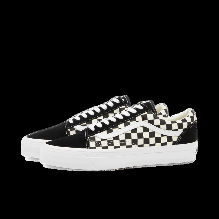 Tenisky a topánky Vans Men's Old Skool 36 Sneakers in Lx Checkerboard Black/Off White, Size UK 10 | END. Clothing Čierna | VN000CQD2BO