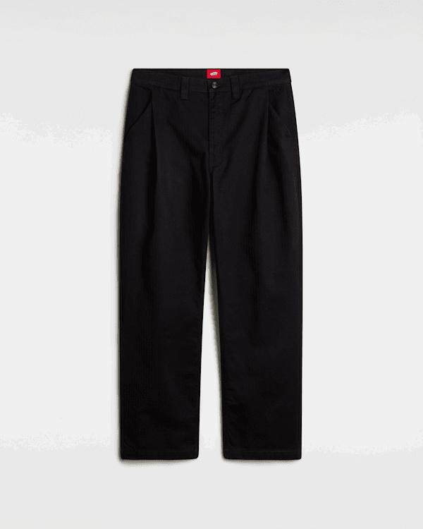 Nohavice Vans Loose Fit Pleated Skate Trousers, Size: 30 Čierna | VN000KYPBLK