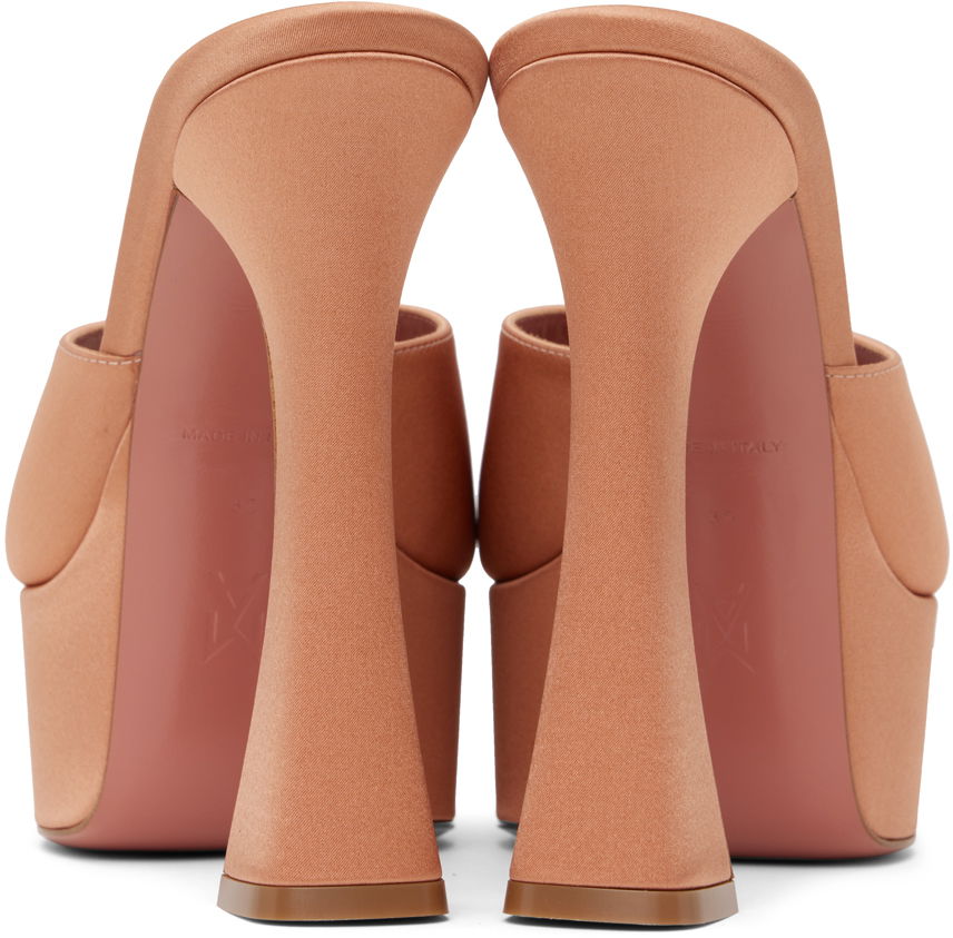 Doplnky Amina Muaddi Amina Muaddi Dalida Heeled Sandals Ružová | DALIDA SLIPPER, 1