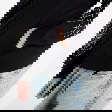 Mikina Wasted Paris Authentic Zip Hoodie with Spiderweb Sleeves Čierna | WP_000333, 2