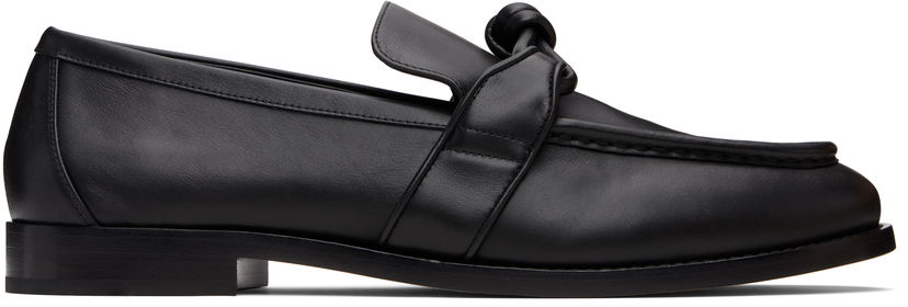 Tenisky a topánky Bottega Veneta Bottega Veneta Astaire Knotted Leather Loafers Čierna | 796445V5DZ01000