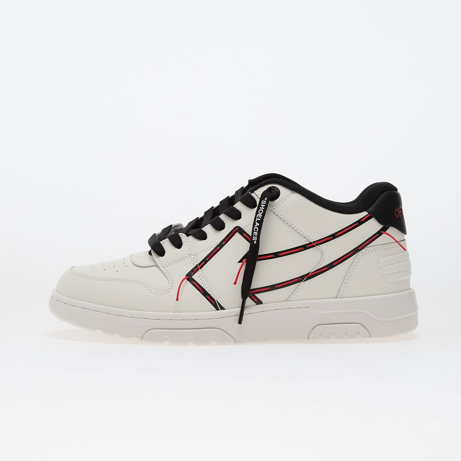Tenisky a topánky Off-White Ooo Printed & Stitched Arrow White/ Black Biela | OMIA189F25LEA00D0110, 0
