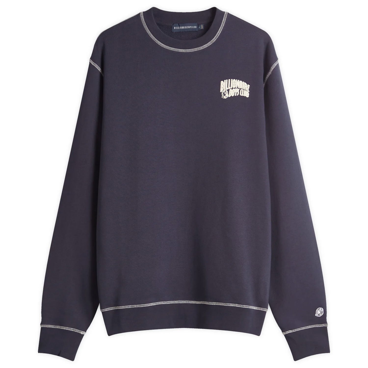 Sveter BILLIONAIRE BOYS CLUB Men's Small Arch Logo Contrast Stitch Sweatshirt, Size Large Navy | BC24211-NVY, 0