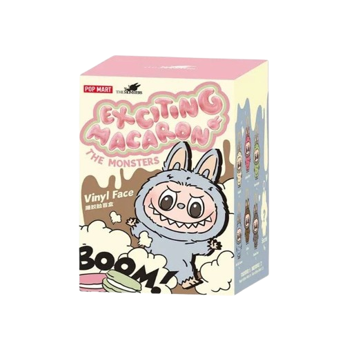 Zberateľské POP MART Labubu The Monsters Tasty Macarons Vinyl Plush Pendant Rôznofarebný | LABUBUMON, 0