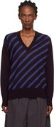 Dries Van Noten Striped Wool Sweater