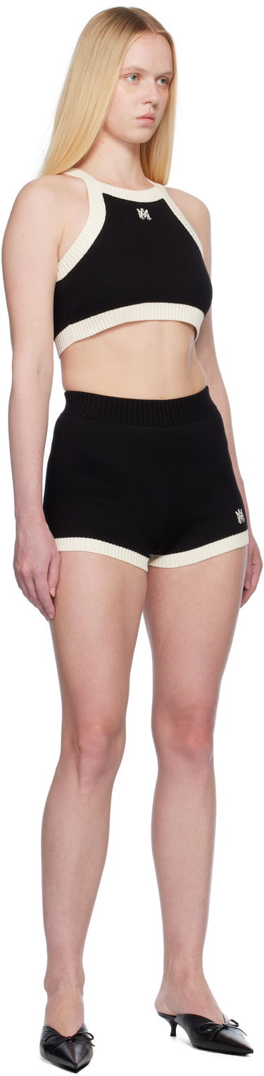 Šortky AMIRI Amiri Knit Shorts with Logo Čierna | AWKNSH1019, 3