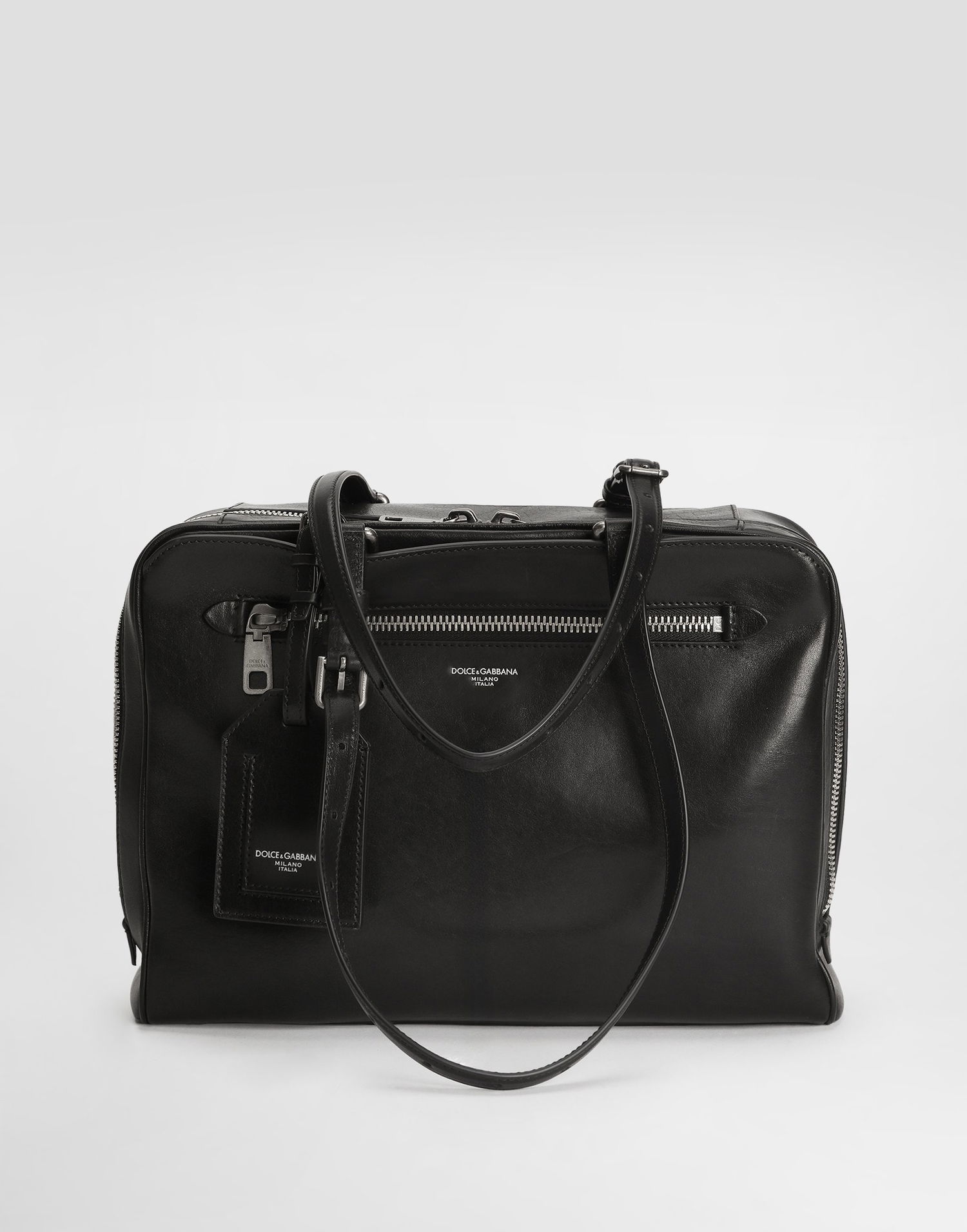 Cestovná taška Dolce & Gabbana Dolce & Gabbana Ellis Calfskin Briefcase Čierna | BM2574AH85080999, 0