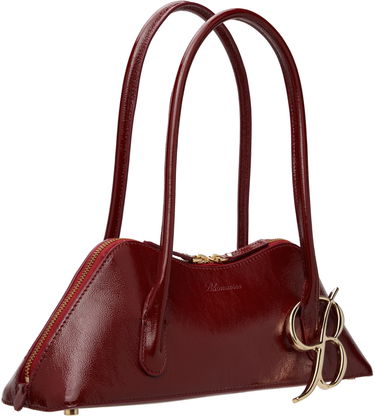 Tote bag Blumarine Black Leather Top Handle Bag With Logo Accent Čierna | A4HHW055A, 4