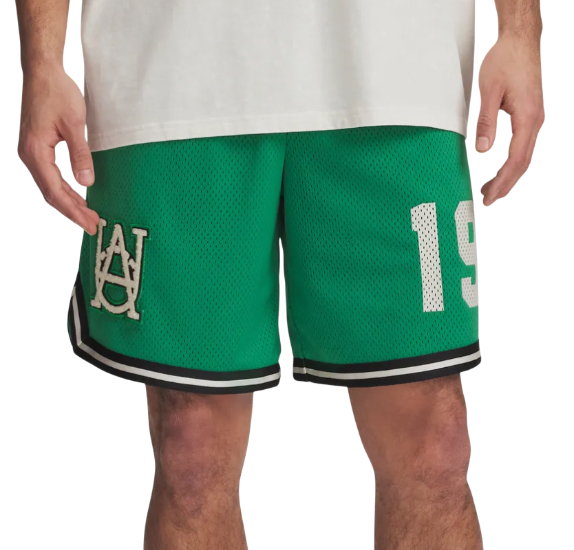 Šortky Under Armour Under Armour Courtside Hoops Shorts Zelené | 1390120-305, 0