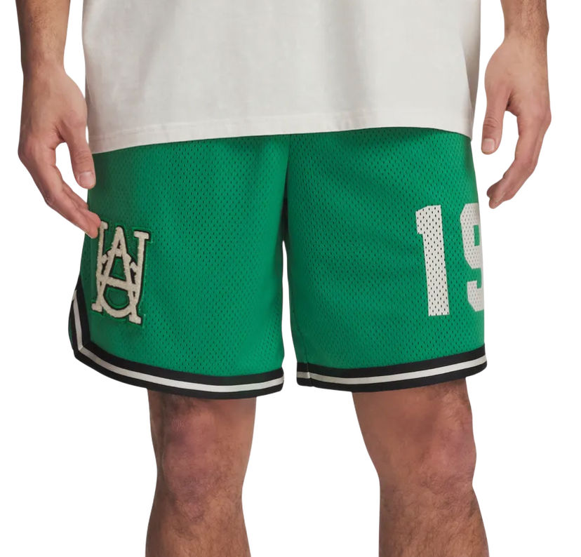 Šortky Under Armour Under Armour Courtside Hoops Shorts Zelené | 1390120-305