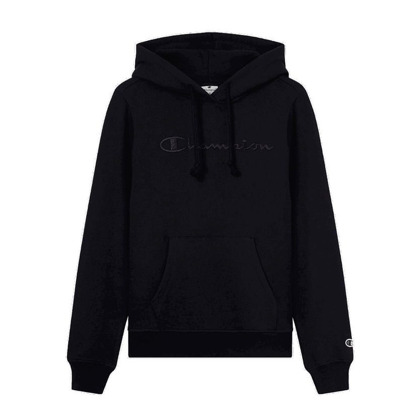 Mikina Champion Hooded Sweatshirt with Embossed Logo Čierna | 118379-KK001