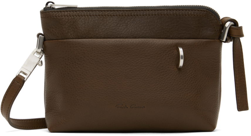 Taška cez rameno Rick Owens Rick Owens Porterville Small Adri Bag Hnedá | RA02D0525 LCN, 0