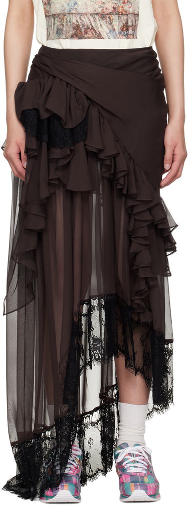 Sukňa Collina Strada Collina Strada Angelica Maxi Skirt Hnedá | XX7012, 0