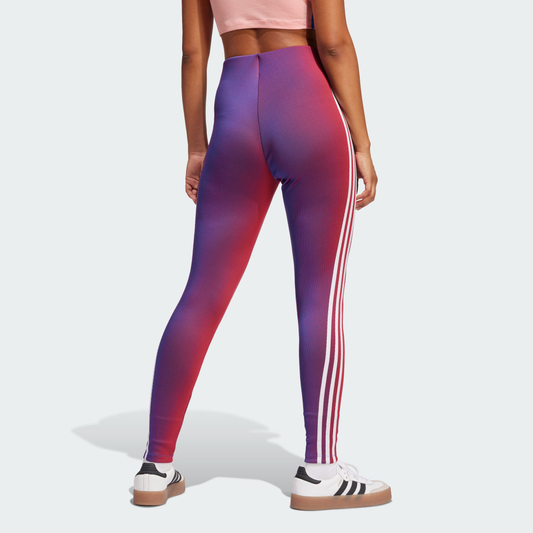 Legíny adidas Performance Gradient Rib Leggings Fialová | JW9746, 1