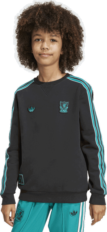 Mikina adidas Performance Liverpool FC Terrace Icons Čierna | KA5582, 1