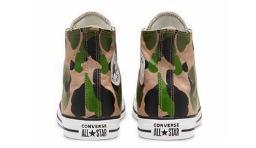 Tenisky a topánky Converse Archival Camo Chuck Taylor All Star High Zelené | 166714C, 2