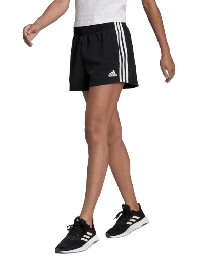 Šortky adidas Performance Essentials 3-Stripes Woven Shorts Čierna | HE9345