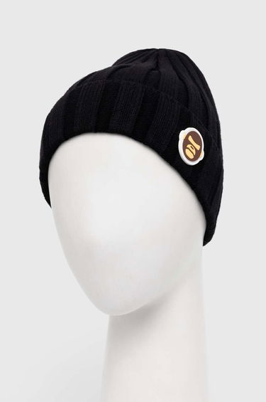 Kulicha AAPE by A Bathing Ape AAPE Basic "Aldo" Badge Beanie Čierna | AHT5245, 2