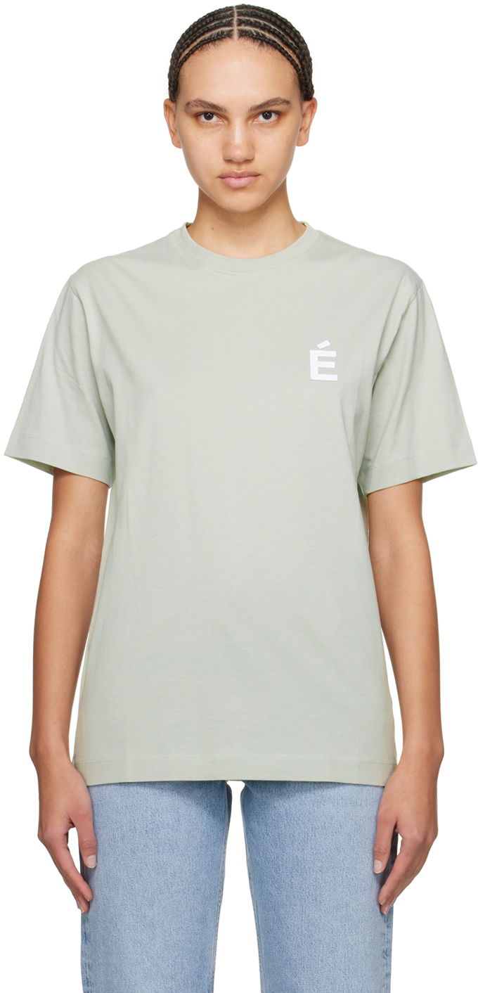 Tričko Études Wonder Patch T-Shirt Zelené | E24MM104A00741, 0