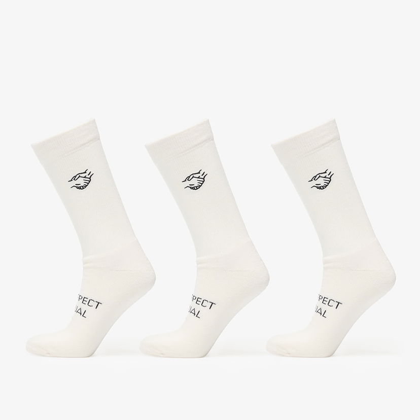 Ponožky adidas Originals Consortium Socks 3-Pack Biela | JY8313
