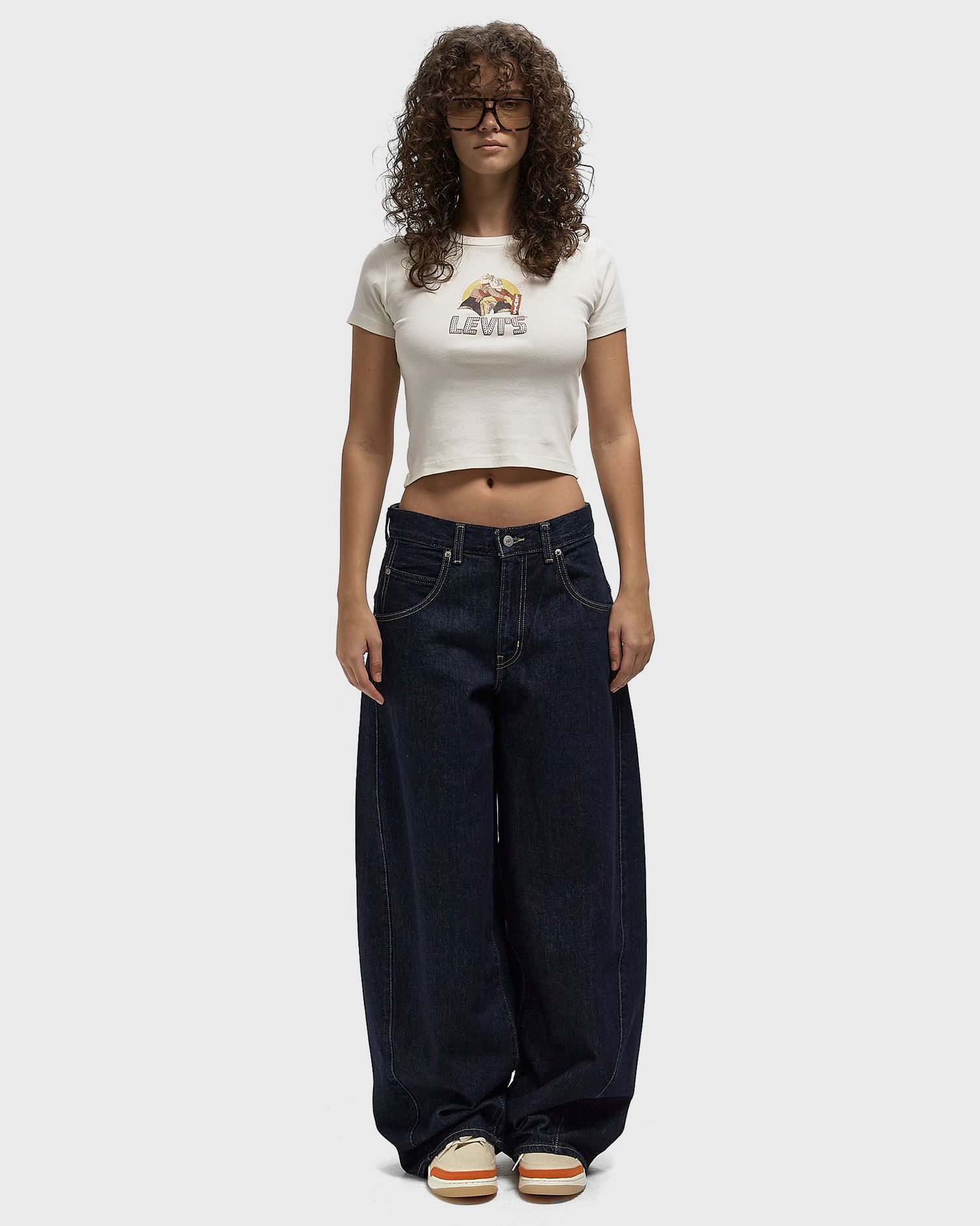 Tričko Levi's Essential Sporty Cowboy Graphic T-Shirt Biela | A8798-0059, 1