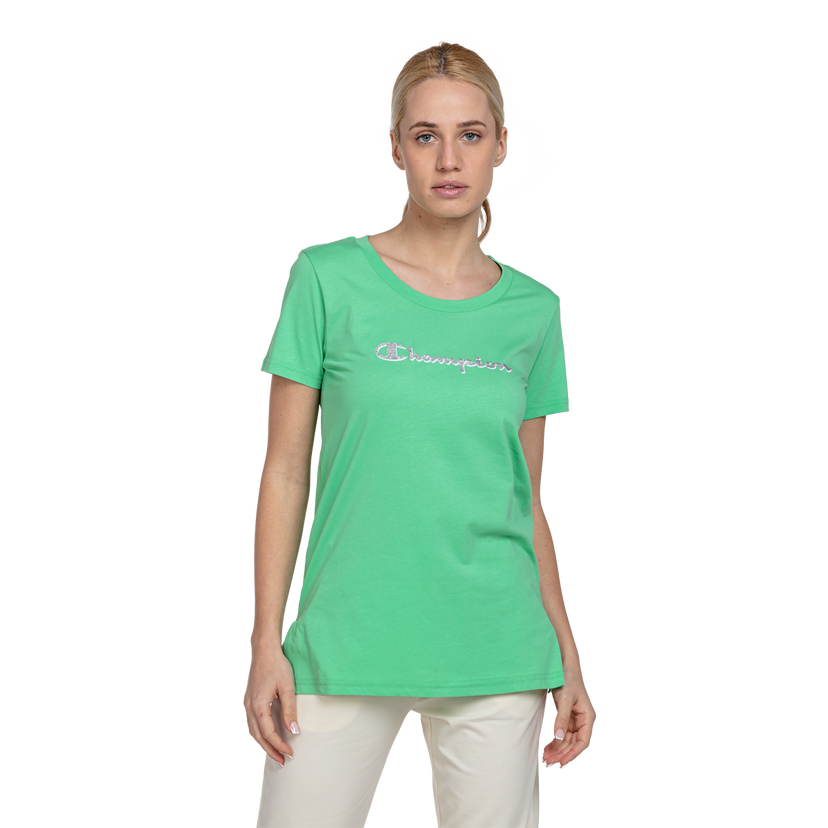 Tričko Champion Short Sleeve Crew Neck T-Shirt Zelené | 116967-GS033