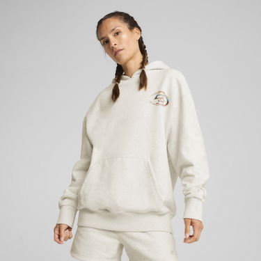 Mikina Puma Stewie Prism Basketball Hoodie Béžová | 630524_01, 0
