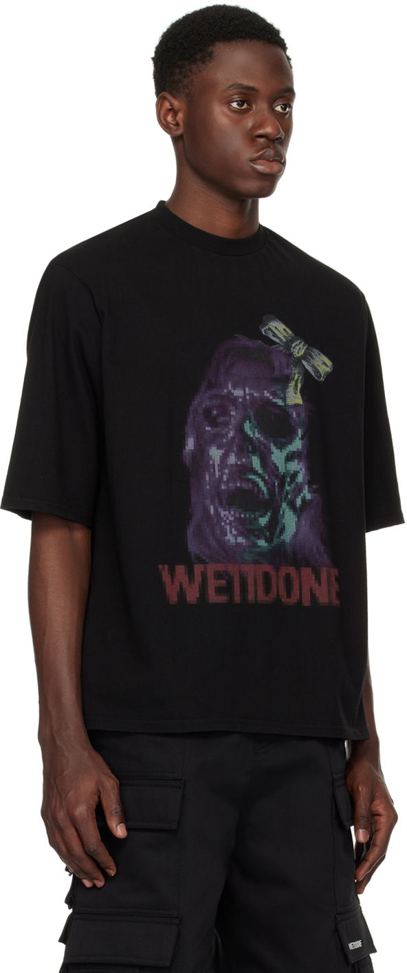 Tričko We11done We11done Graphic Print T-Shirt Čierna | WD-TT1-24-743-U-BK, 1