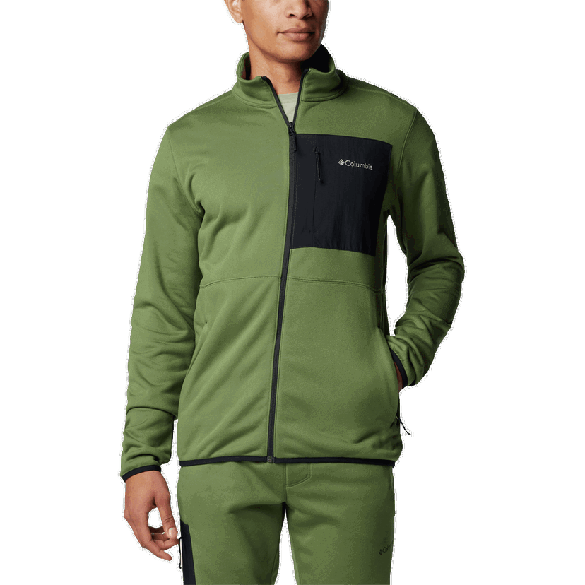 Bunda Columbia Hike Full Zip II Fleece Jacket Zelené | 2097581352