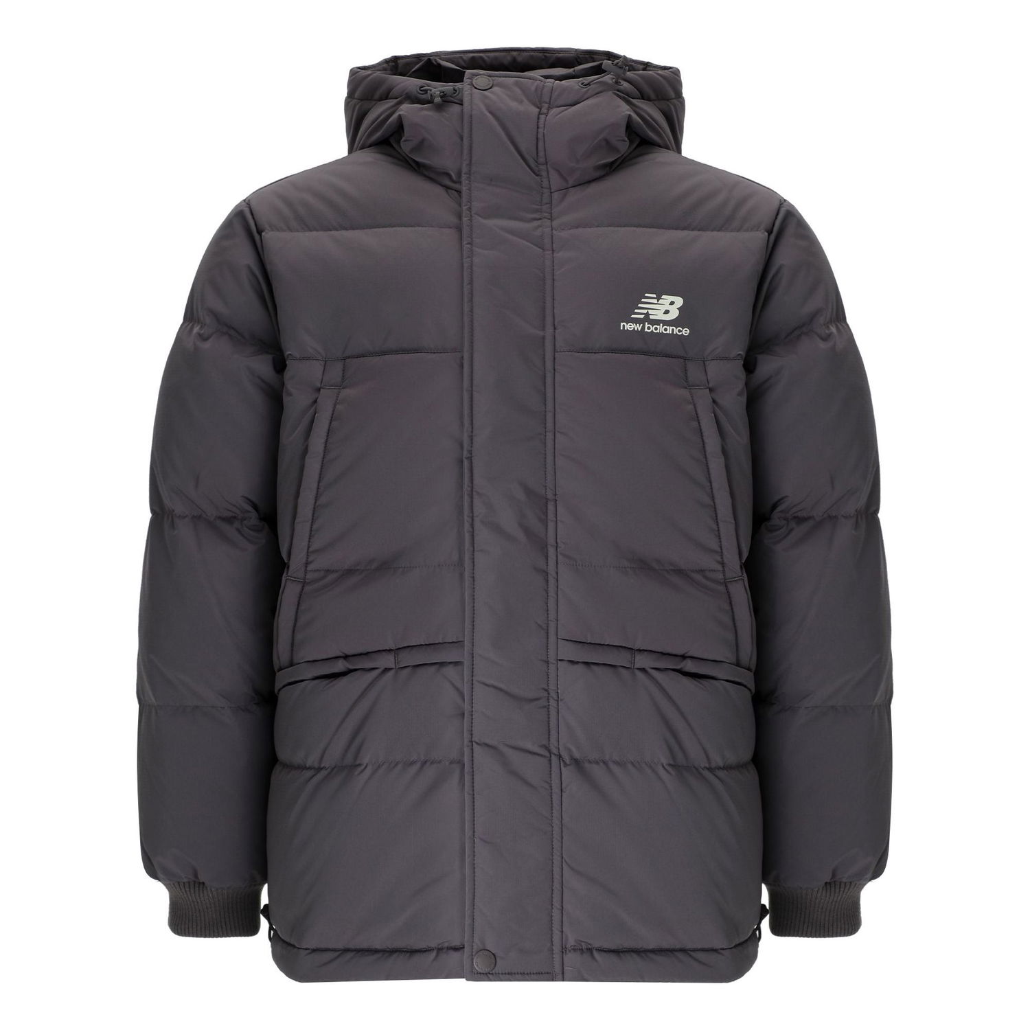 Prešívaná bunda New Balance Warm Down Jacket Šedá | AMJ23344-ZNC, 0