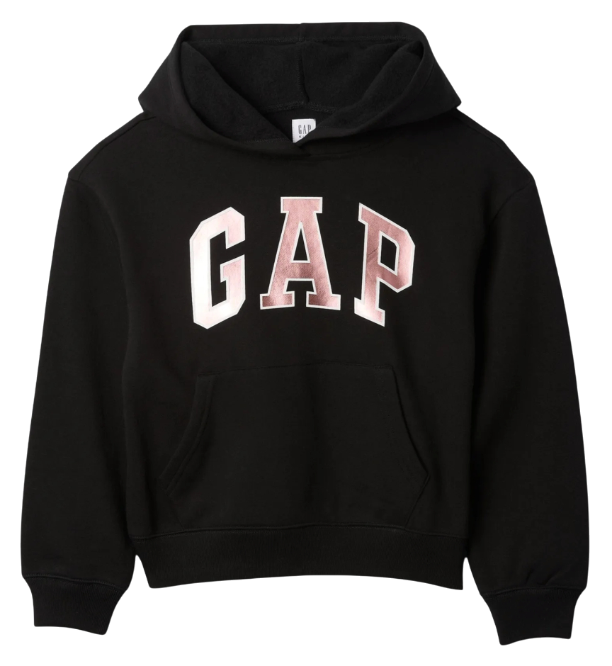 Mikina GAP Logo Pullover Hoodie Čierna | 645913-00, 1