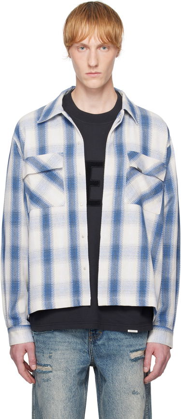 Košeľa Represent Clo Represent Season Flannel Shirt Modrá | MLM2905, 0
