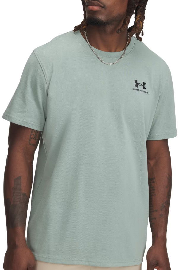 Tričko Under Armour Under Armour Embroidered Logo Heavyweight T-Shirt Zelené | 1373997-348, 0