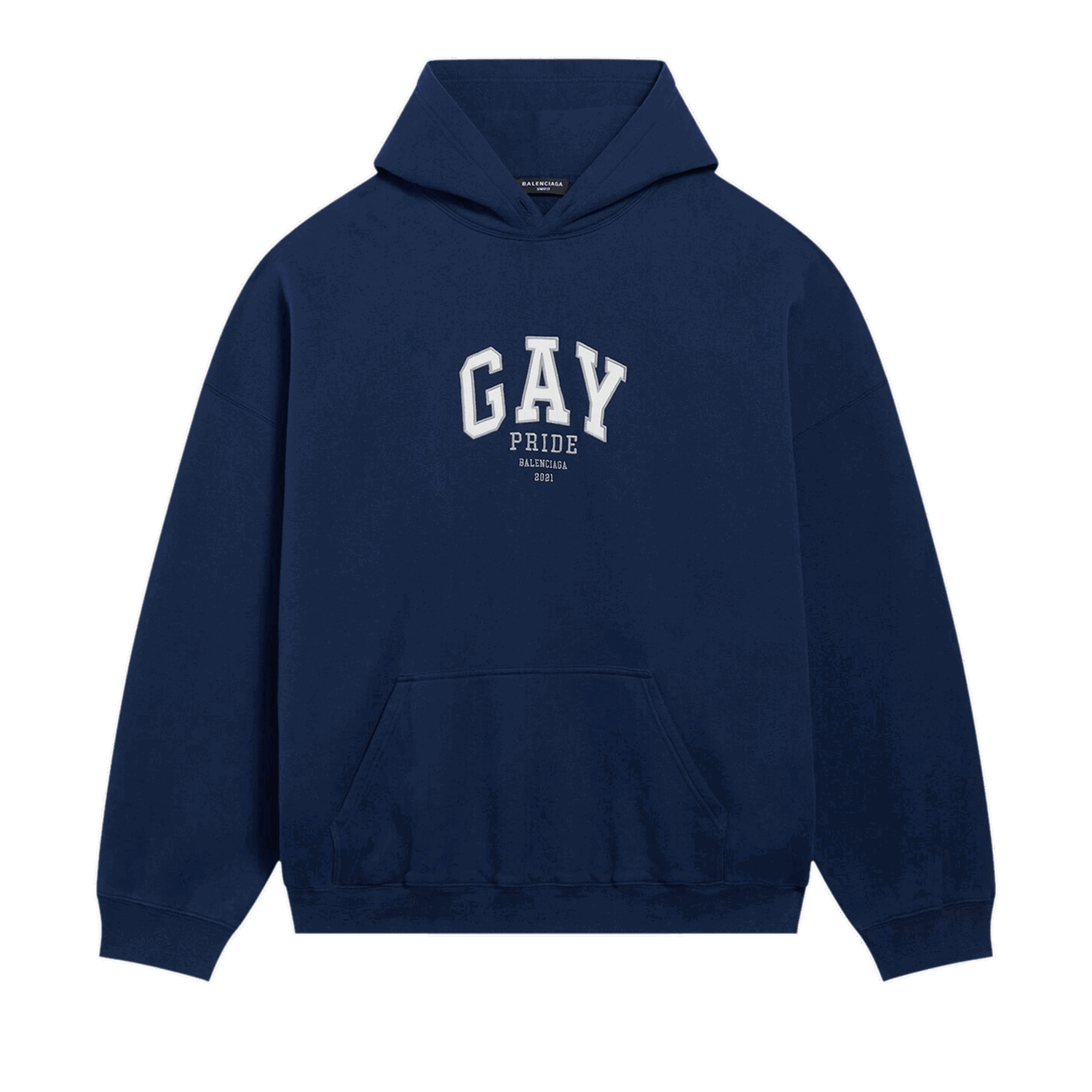 Mikina Balenciaga Pride Boxy Hoodie Navy | 651799 TLV54 8561, 0