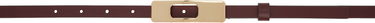 Opasok Tory Burch Tory Burch Buckle Belt Vínová | 171508-002, 0