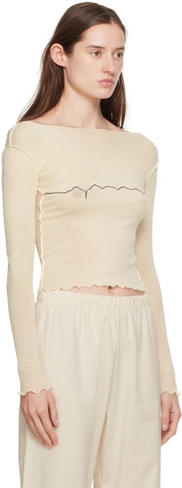 Tričko Baserange Tabbys Star Long Sleeve T-shirt Béžová | TOTA-CG-000, 4