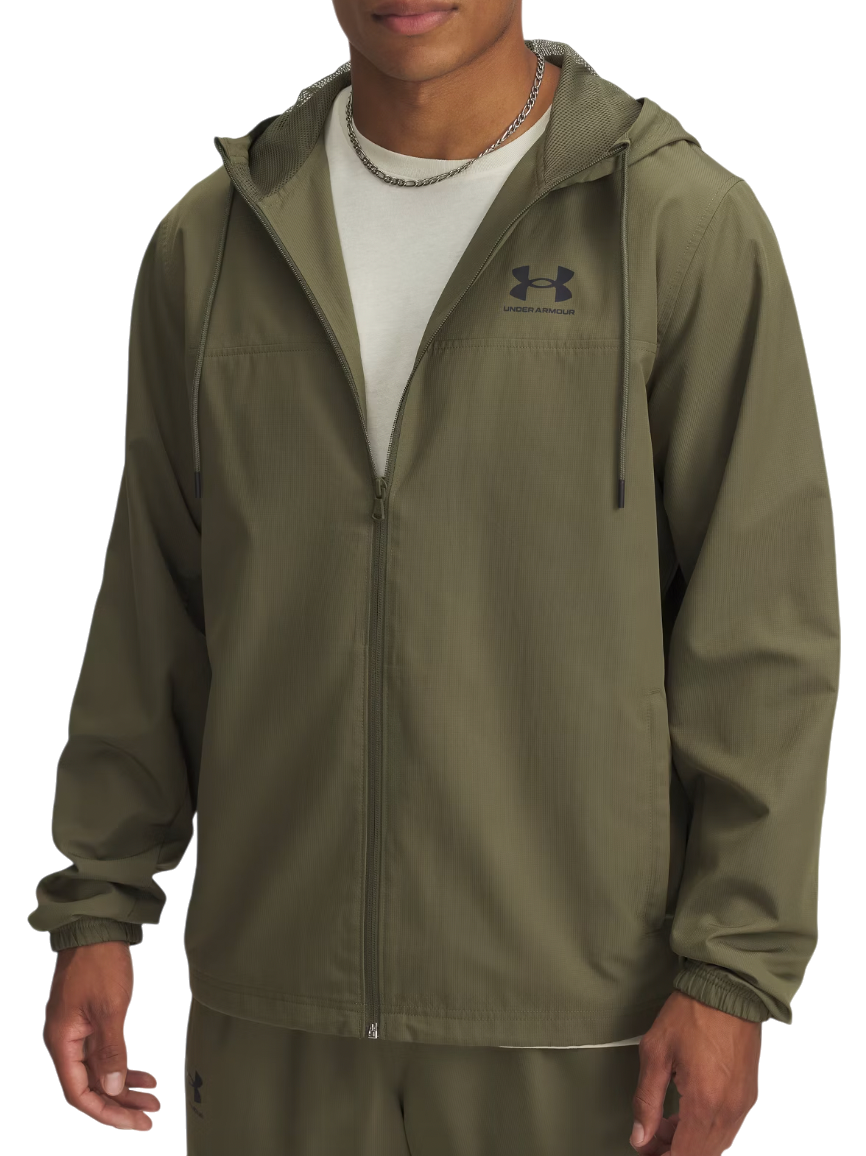 Vetrovka Under Armour Rival Woven Windbreaker Jacket Zelené | 1390149-390, 0
