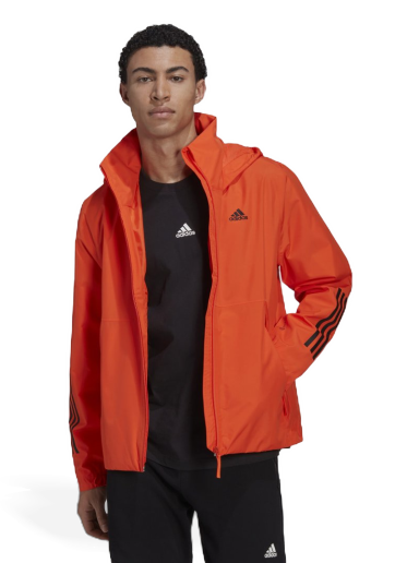 Vetrovka adidas Originals BSC 3-Stripes Červená | HG8681