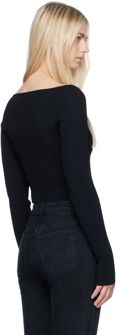 Sveter Moschino Designer Cutout Knit Top Čierna | 242K10915, 2