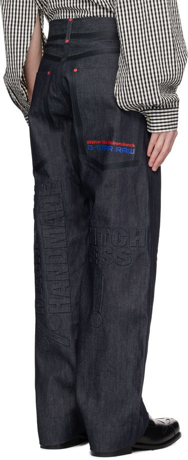 Džínsy Walter Van Beirendonck Walter Van Beirendonck G-Star Edition Futureproof WOW Jeans Modrá | D26531, 2