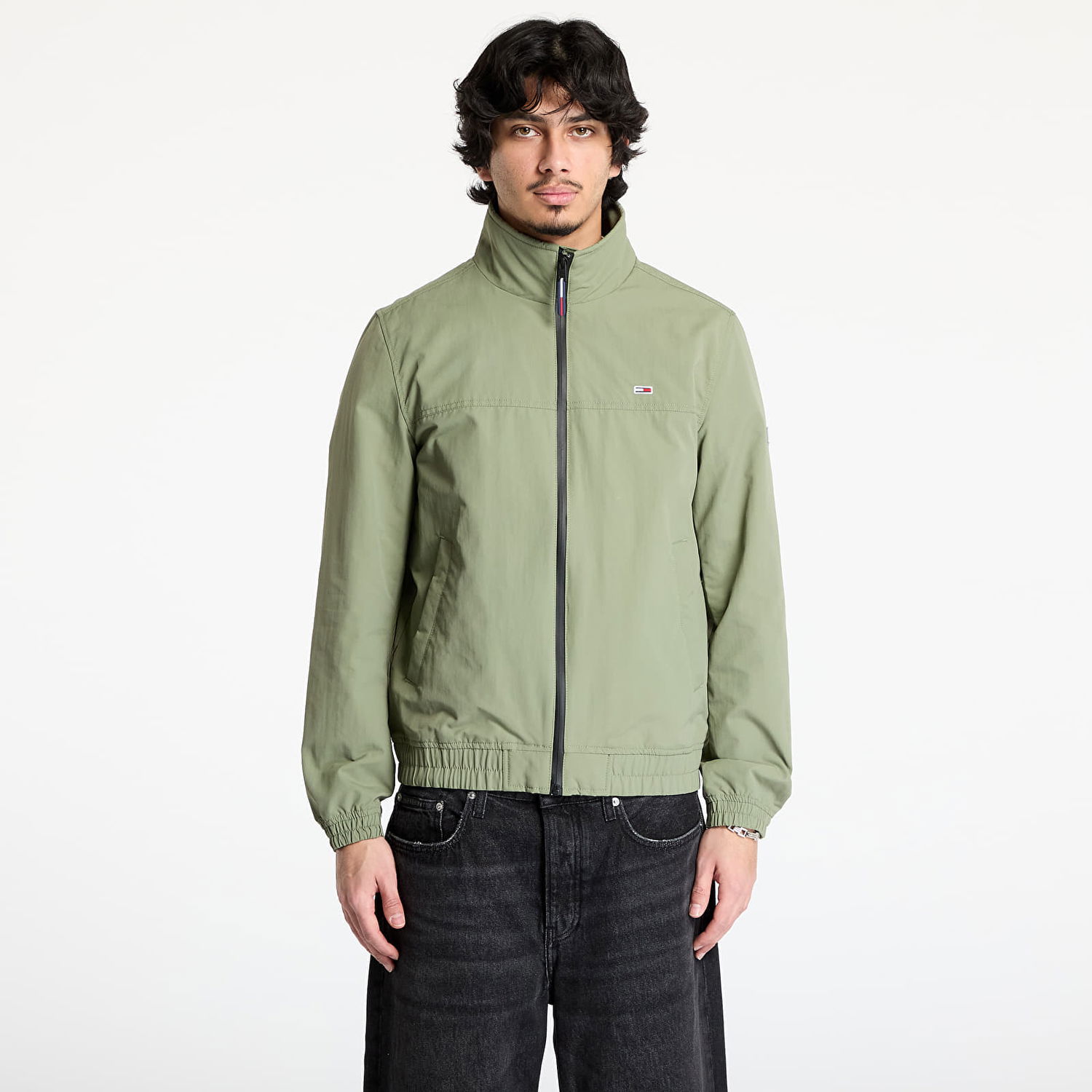 Vetrovka Tommy Hilfiger Tommy Jeans Essential Casual Bomber Jacket Zelené | DM0DM15382 MR6, 0