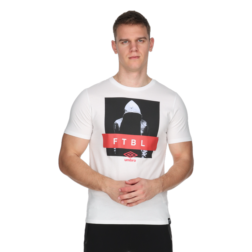 Tričko Umbro FTBL Fan Graphic Short Sleeve T-Shirt Biela | UMA241M815-10