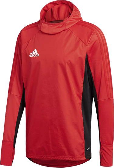 Mikina adidas Originals Training Hoodie Tiro 17 Warm Červená | bp8569, 0