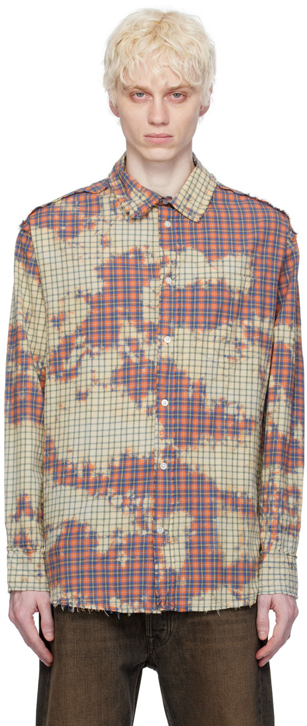 Košeľa WOOD WOOD Nico Plaid Shirt Modrá | 12345305-1108, 0