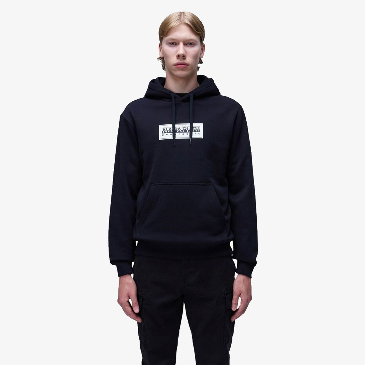 Mikina Napapijri Black Logo Hoodie Čierna | NP0A4I190411, 0
